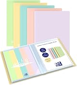 Oxford A4 Display Book 5 Pack 20 Pockets Pastel Colours view 6