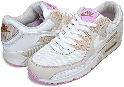 Amazon ナイキ ウィメンズ エアマックス 90 Wmns Air Max 90 Summit White Tlc Summit White Ct1873 100 レディース スニーカー Am90 ホワイト ベージュ ピンク 25cm 並行輸入品 スニーカー