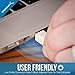 Sabrent Mini DisplayPort (Thunderbolt 2) to HDMI Adapter with Support for 4K [Gold Plated] (DA-MDHA)