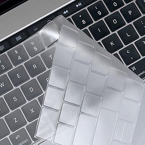 JOKHANG TPU Clear Keyboard Cover Skin for MacBook Air 13 inch and MacBook Pro with Retina Display 13" 15" 17" [Models: A1369, A1466, A1425, A1502, A1398] - CLEAR