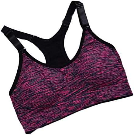 Emastor Womens Fittin Crossback Sports Bras Padded Seamless Med Support Yoga Gym Workout 2 M