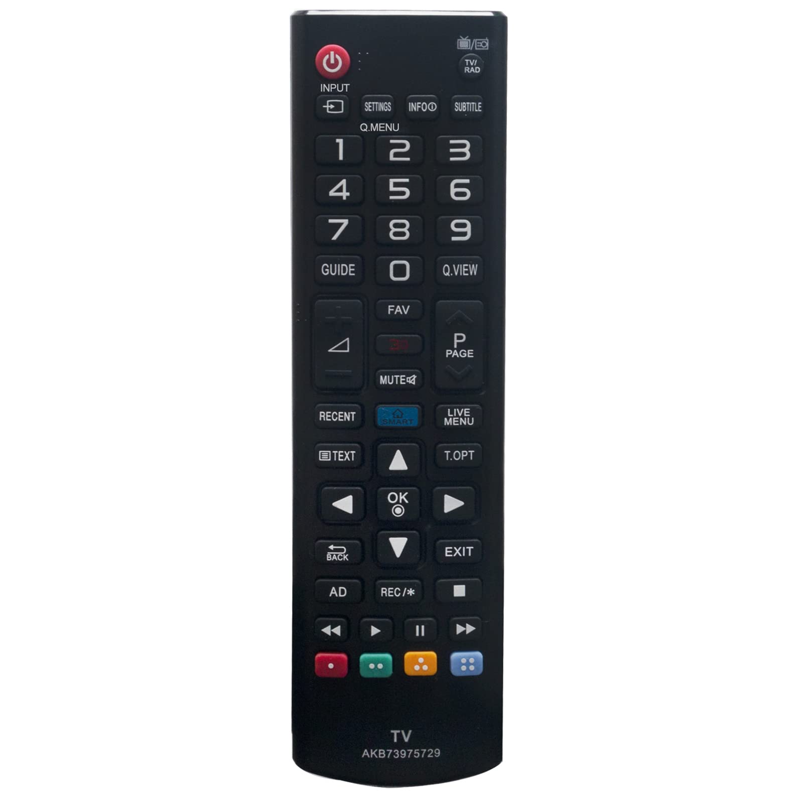 VINABTY AKB73975729 Replacement Remote Control Compatible with LG TV AKB73975761 55UB950 60LB870 60LB730V 65LB730 42LB700V 55LB7200 24LB451B 47LB670V 47LB671V 47LB679V 47LB700V 50LB671 55LB670