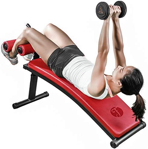 Sumferkyh Sit-up board Gym Home Strength Equipment Abdominal Muscle Board Sit-ups Adjustable Abdominal Muscle Training Board Weight Bench