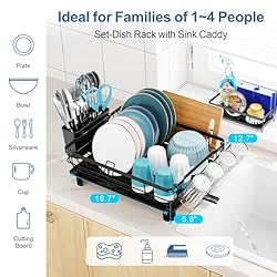 GSlife 2 in Set of Dish Drying Rack and Sink Caddy
