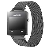 Oitom Replacement Band/Strap for GARMIN VIVOACTIVE Smart Fitness Watch, Large, Black
