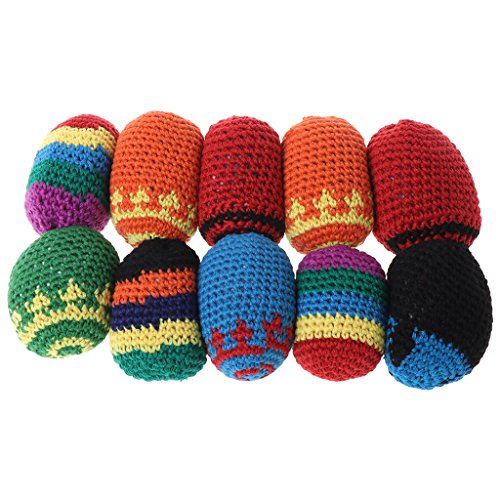Huilier Handmade Sacks Footbag Toy Balls Magic Juggling Ball Kid Outdoor Toy Soft Ball - Thumbnail 5