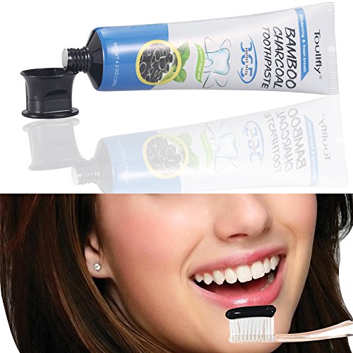 Activated Charcoal Teeth Whitening Toothpaste Coconut Flavor Fluoride Free Toothpastes