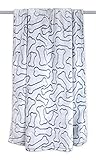 DII Bone Dry Microfiber Pet Blanket for Dogs and Cats, 36x48", Warm, Soft and Plush for Couch, Car, Trunk, Cage, Kennel, Dog House-Navy