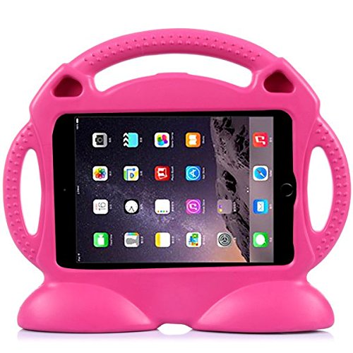 Smile Face Pink Case for Apple iPad Mini 1 2 3 Back Cover for iPad Mini. Light Weight Case for iPad Mini. Kids Case. Childrens Durable Strong Cute Fun Holder (Smiley Face Pink)