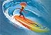Surfer Dudes Wave Powered Mini-Surfer and Surfboard Toy - Donegan Doolin - Blue