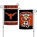 Elite Fan Shop Texas Longhorns Garden Flag 12.5"x18" - Brown
