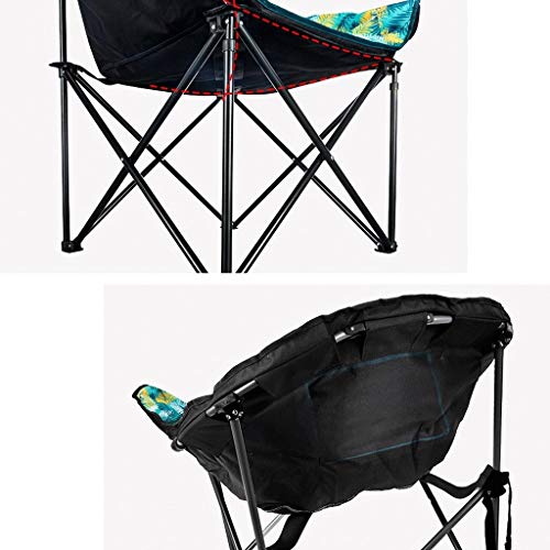 Deckchairs Mond Stühle Groß Falten Tragbar Im Freien Campingstuhl Deluxe Strand Angelsitz – Bild 3