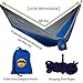Greenbelt Camping Hammock | Lifetime No Tear Promise | All in One Super-Lightweight Parachute Nylon w/ Carabiners | Outdoor & Indoor Hammocks | Best for Backpacking, Beach, Travel, Hiking, Campus