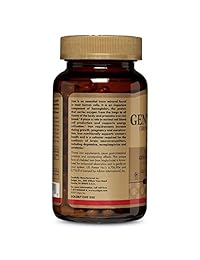 Solgar, suave producción de hierro 0,0009 oz cápsulas 180 fácil vegetal de estómago, rojo Sangre,...