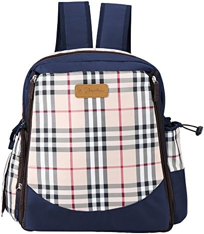 Baby Diaper Bag Backpack, Large Capacity for Baby Care with Changing Pad and Multifunctional Waterproof Material Diaper Backpack, Laptop Backpack,Outdoor Sports Rucksack