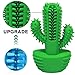 Wisedom Dog Chew Toothbrush Teeth Cleaning Toys Puppy Brushing Stick Dental Oral Care for Pet (Cactus-G)