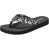 Ampeo Women's Arch Support Flip Flops Comfortable Casual Summer Beach Thong Sandals