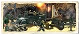 Forces of Valor U.S. M3A1 1944 Half-Track and Soldiers Set Normandy Vehicle, 1:72 Scale
