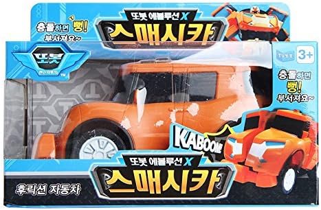 TOBOT X EVOLUTION Smash Cars KABOOM Crash reaction car toy Korea TV Animation