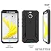Poetic Revolution-HTC-Bolt-Black Case, Revolution Series, Premium Rugged, Shock Absorption and Dust Resistant, Complete Protection Hybrid Case with Built-in Screen Protector - Black