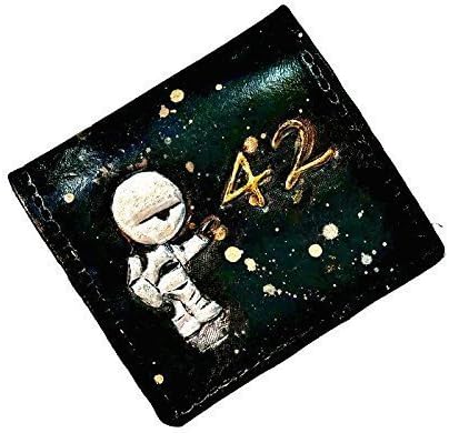 Handmade Leather Hitchhiker's Guide to the Galaxy Wallet