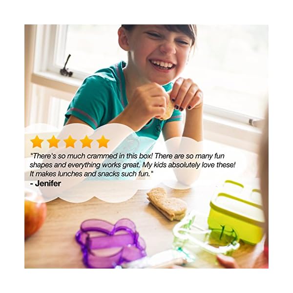 Complete Bento Lunch Box Supplies and Accessories For Kids - Sandwich Cutter and Bread Crust Shape Remover - Mini… - Image 7