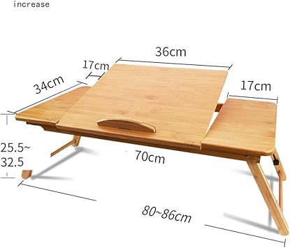 Amazon Com Portable Laptop Table Adjustable Laptop Bed Table