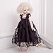 Jili Online Trendy Princes Lace Dress Skirt Outfit for 1/3 1/4 BJD SD LUTS Dollfie Black