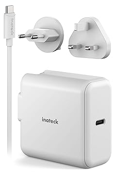 Inateck 18 W USB C Ladegerät mit 2m USB C-C Kabel, Power Delivery, kompatibel mit iPad Pro 2018, Google Pixel 3/3 XL, Samsung