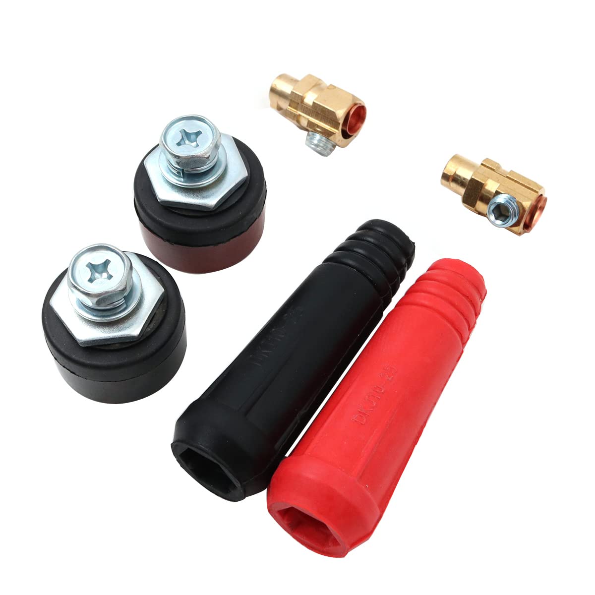 Shiwaki TIG Welding Cable Panel Connector-Plug DKJ10-25 200Amp Quick Mount Welding torch accessories consumables