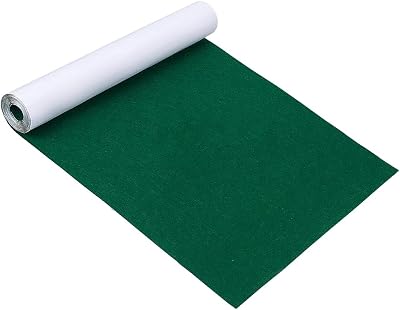 BENECREAT Green Self Adhesive Felt Baize 40cm x 2m 1mm Thick