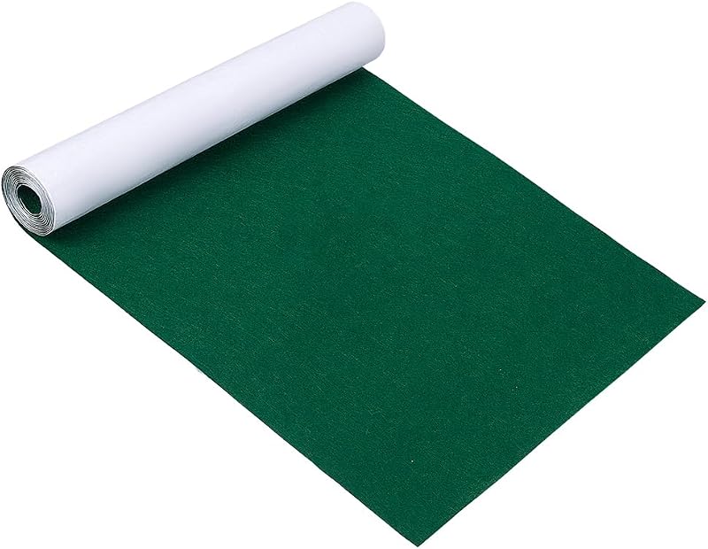 BENECREAT Green Self Adhesive Felt Baize 40cm x 2m 1mm Thick