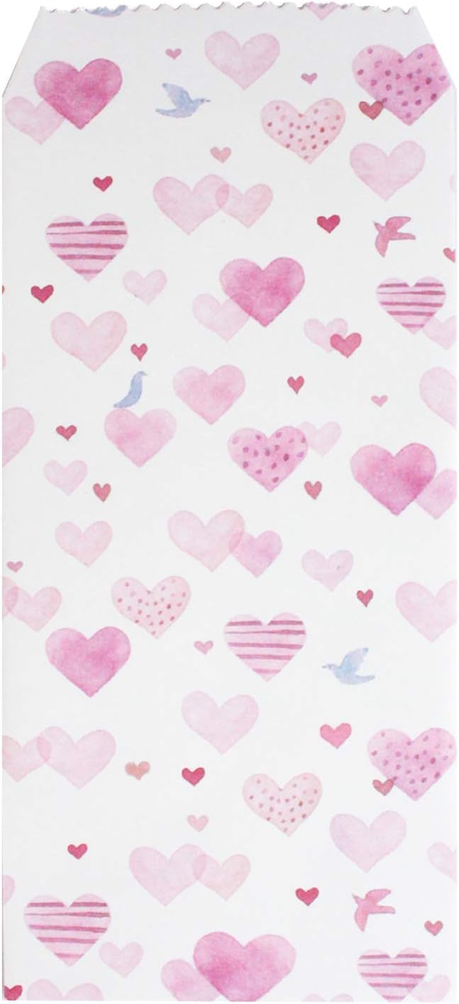Emartbuy Money Gift Cards Vouchers Tickets Envelope 15 Envelopes in 3 Designs - Hearts and Dots - Image 3