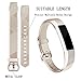 Tobfit Bands Compatible for Fitbit Alta Bands | Fitbit Alta HR Bands (2 PACK), Fitbit Bands Replacement for Fitbit Alta HR and Fitbit Alta, Champagne Gold, Silver, Small