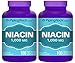 Piping Rock Niacin 1000 mg 2 Bottles x 100 Quick Release Capsules Dietary Supplement