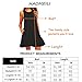 HAOMEILI Women's Sleeveless Pockets Casual Swing T-Shirt Summer Dresses L Acid Blue