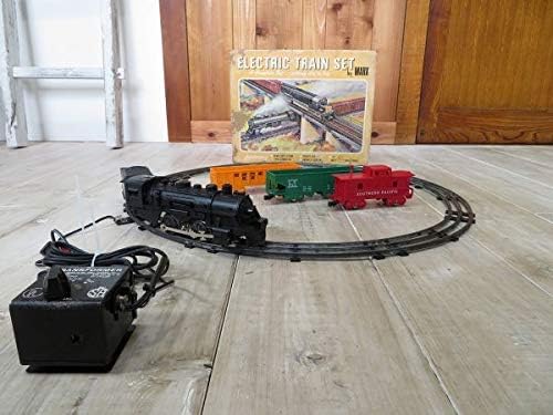 Amazon ビンテージレトロ 動作確認済み 1980年代 アメリカ製 機関車 レールセット 検索用 Electric Train Set Marx Made In U S A A1004 おもちゃ ホビー