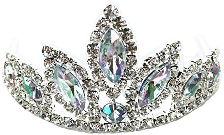 Clover Rainbow Rhinestone Tiara by Kate Marie