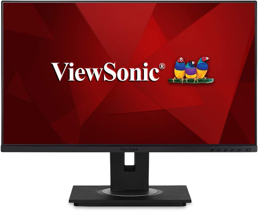 ViewSonic VG2456 24 Inch 1080p Monitor with USB 3.2 Type C Docking Built-in Gigabit Ethernet and 40 Degree Tilt Ergonomics for Home and Office: Computers & Accessories