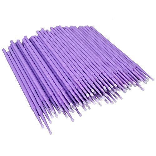 Dental Microbrush Applicators Super Fine Tips, Purple 400/pcs
