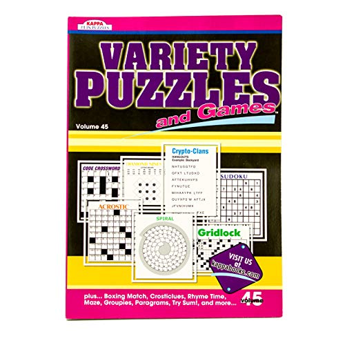 Kappa Variety Puzzles and Games Book (2 Pack) Volumes 45 & 46 - Thumbnail 2