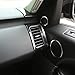 YIWANG Carbon Fiber Style ABS Plastic Console Side Air Vent Outlet Trim Cover 4pcs for Land Rover Range Rover Sport 2014-2019