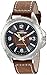 Timex Men's T499089J Expedition Rugged Field Stainless Steel Watch with Leather Band