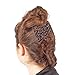 HairZing Classic Criss-Cross, Perfect for UpDos and Twists, Iridescent, Large
