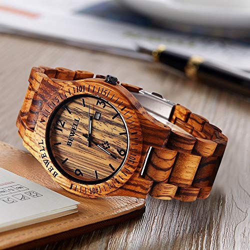 Bewell W086B Wooden Watch - Image 6