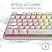 Razer Huntsman Gaming Keyboard: Opto-Mechanical Key Switches – Instant Response Actuation – Customizable Chroma RGB Lighting – Programmable Macro Functionality – Mercury Whitethumb 2