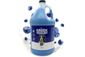 Bark2Basics Blueberry Greek Yogurt Shampoo, 1 Gallon - Protein Pet Shampoo, All Natural Ingredients, Restores Moisture, 16 to 1 Dilution, Gentle Clean