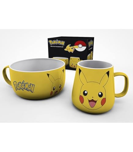 Mug Pokémon Pikachu 3D - 500 Ml - Céramique - Sans BPA - Produit Officiel Sous Licence