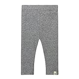 Burt's Bees Baby Girls' Organic Capri Legging, Heather Grey, 24 Months
