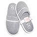 Victoria's Secret Knit Monogram Logo Slipper Gray Medium